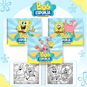 Livro de Colorir do Bob Esponja
