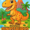 Livro de Colorir Dinossauros