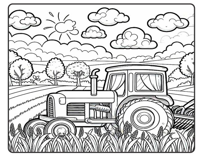 Livro de Colorir Fazendinha - 3