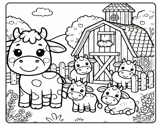 Livro de Colorir Fazendinha - 5