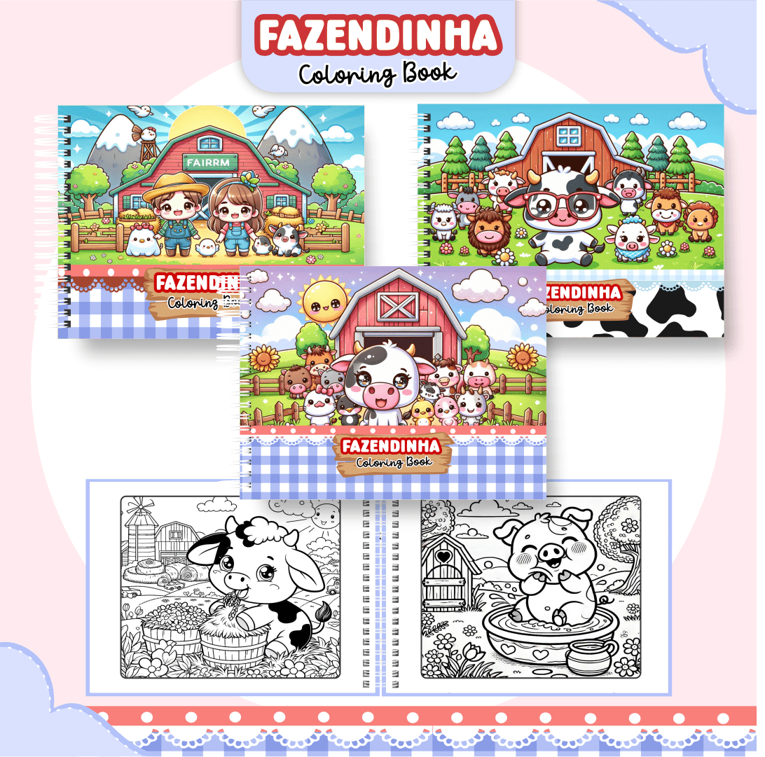 Livro de Colorir Fazendinha