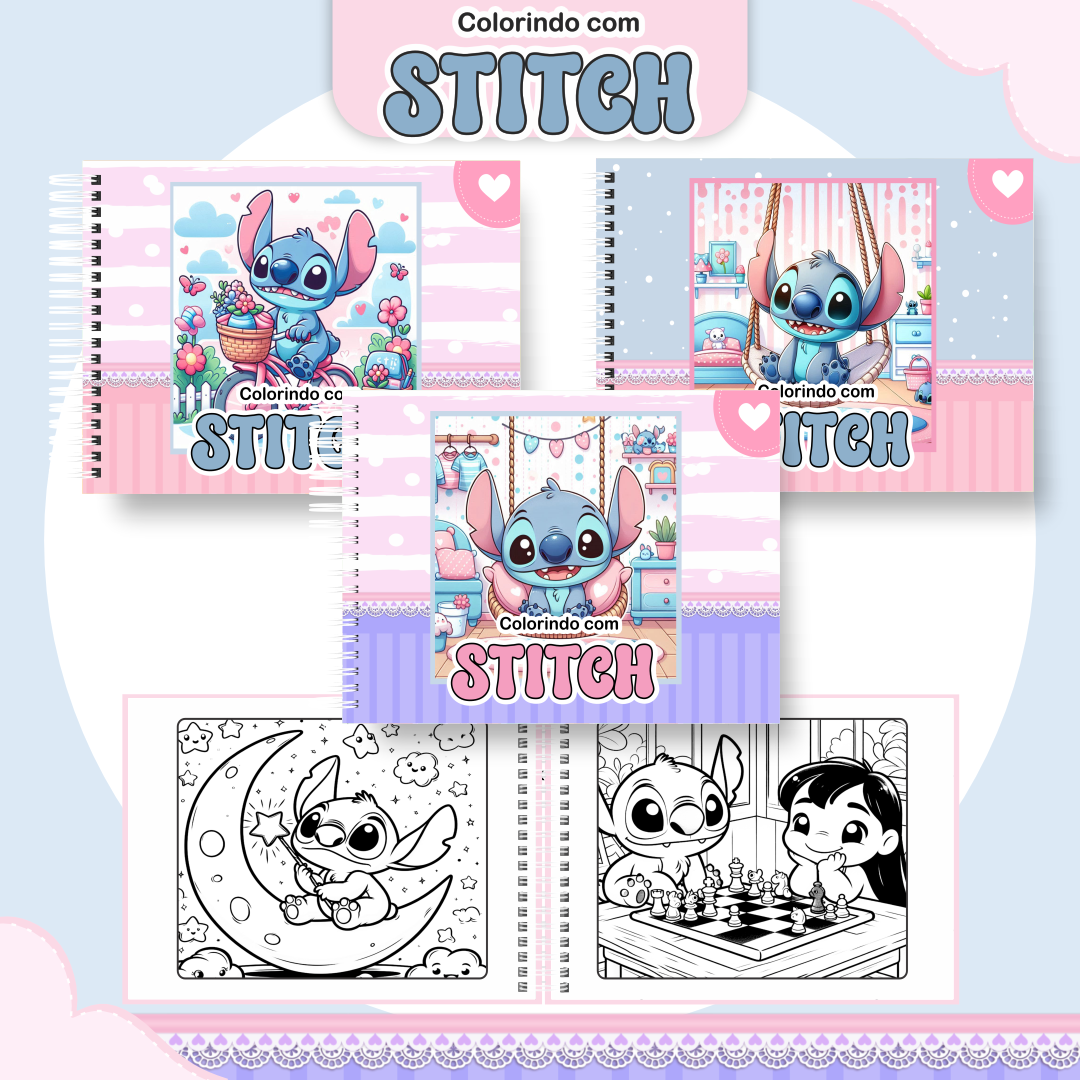 Livro de Colorir do Stitch